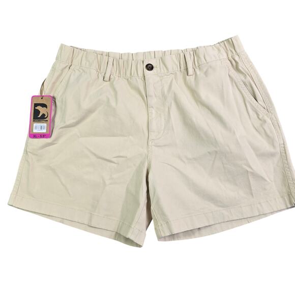 Bear Bottom Stretch Chino Shorts Men's XL Khaki Casual Golf Hiking Gorpcore Camp - Picture 1 of 6
